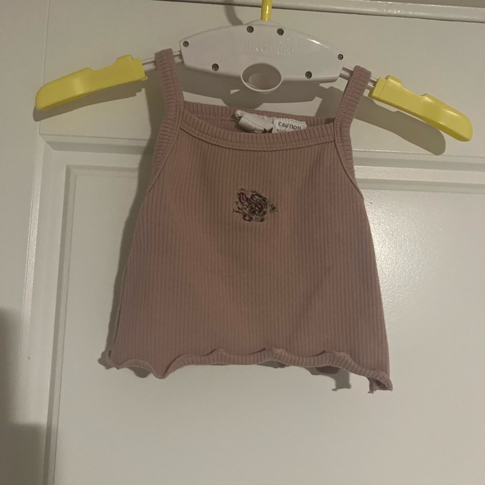 $13 ADD ON Jamie Kay Baby Girl Singlet Camisole Floral 6-12 Quincy Mae Rylee Cru